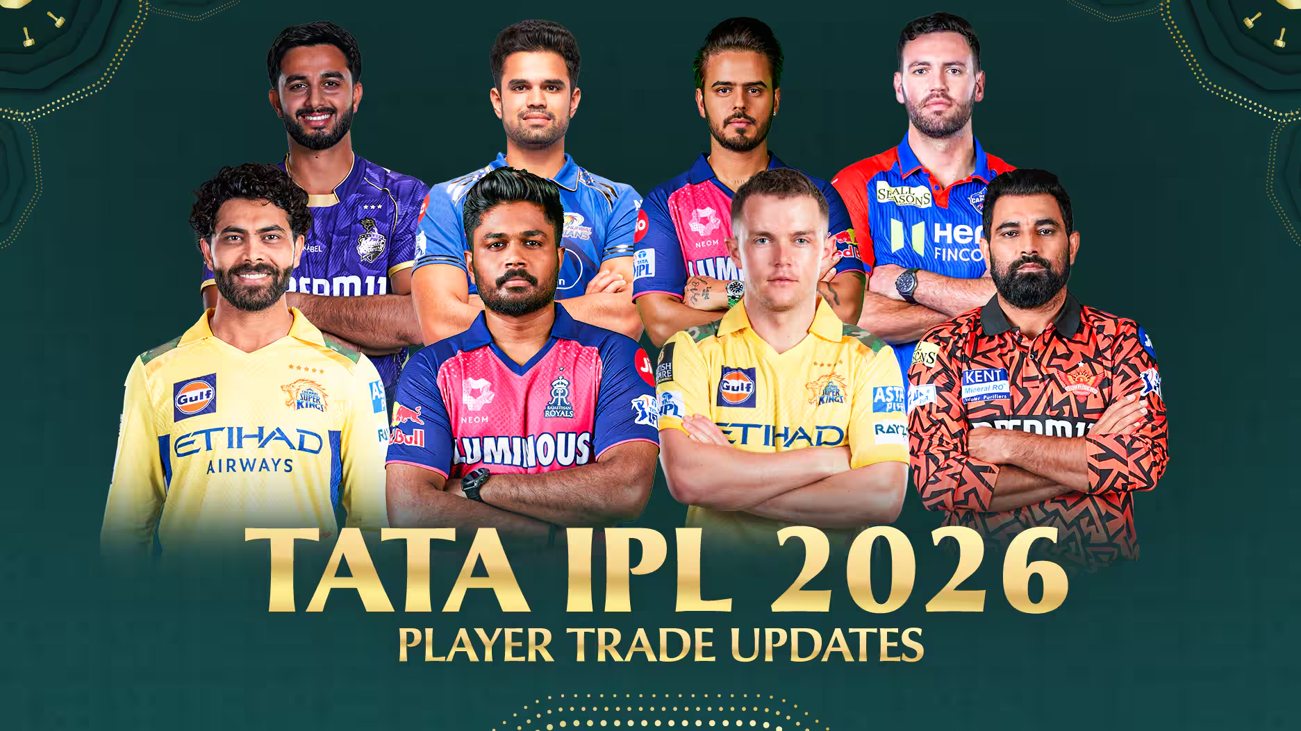 IPL 2026 all teams and captains - Dailyplay7